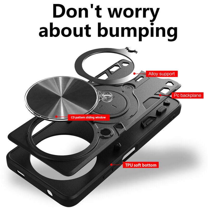 Husa Honor Magic8 Pro Techsuit CamGuard Pro, mov