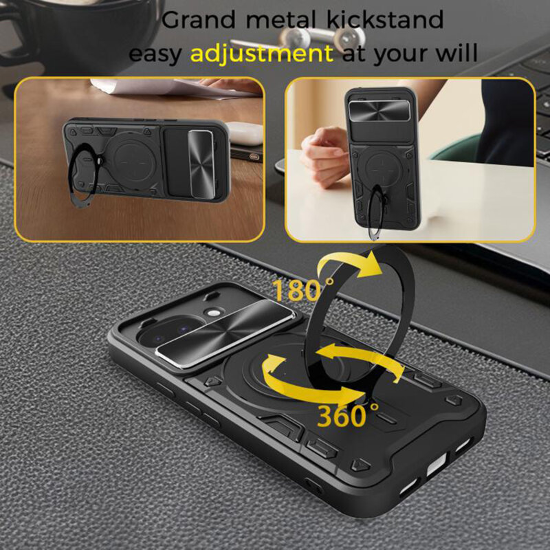 Husa Google Pixel 10a Techsuit CamGuard Pro, albastru