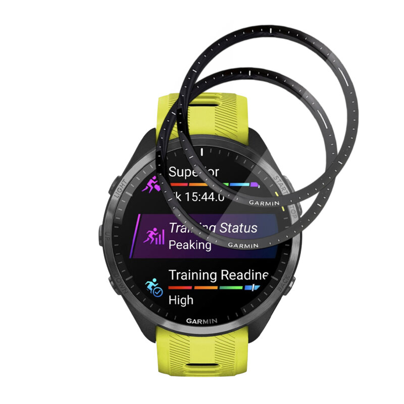 [Pachet 2x] Folie Garmin Forerunner 965 Techsuit Nano Flex, negru