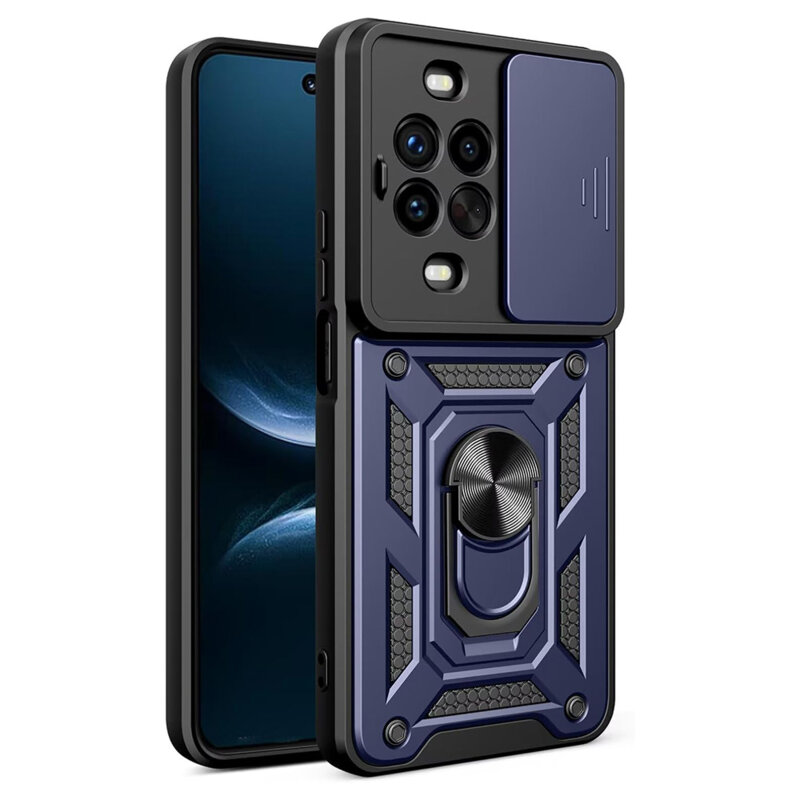 Husa Huawei nova 14 Pro protectie camera Techsuit CamShield Series, albastru