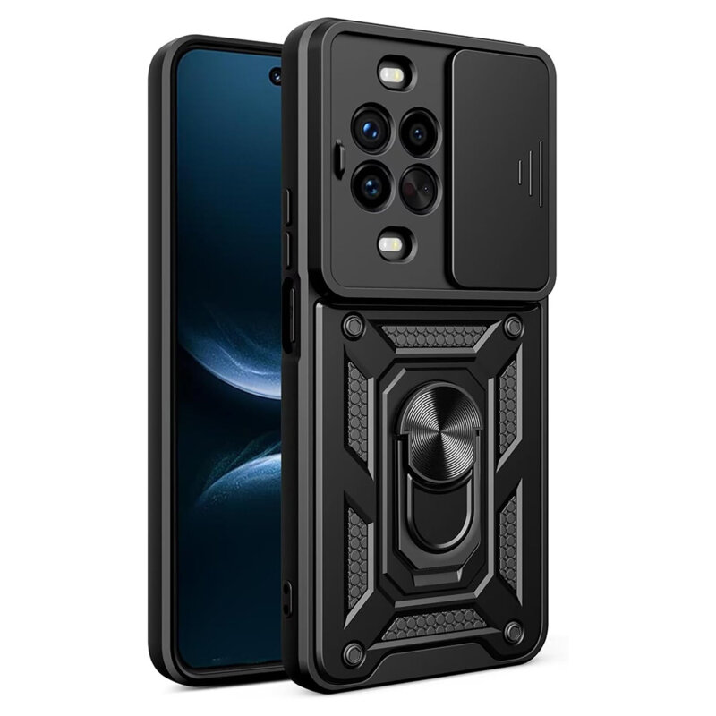 Husa Huawei nova 14 Pro protectie camera Techsuit CamShield Series, negru