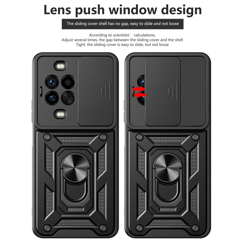 Husa Huawei nova 14 Pro protectie camera Techsuit CamShield Series, negru