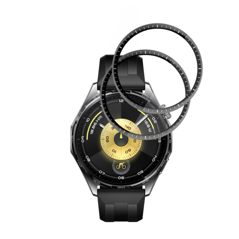 [Pachet 2x] Folie Huawei Watch GT 6 46mm Techsuit Nano Flex, negru