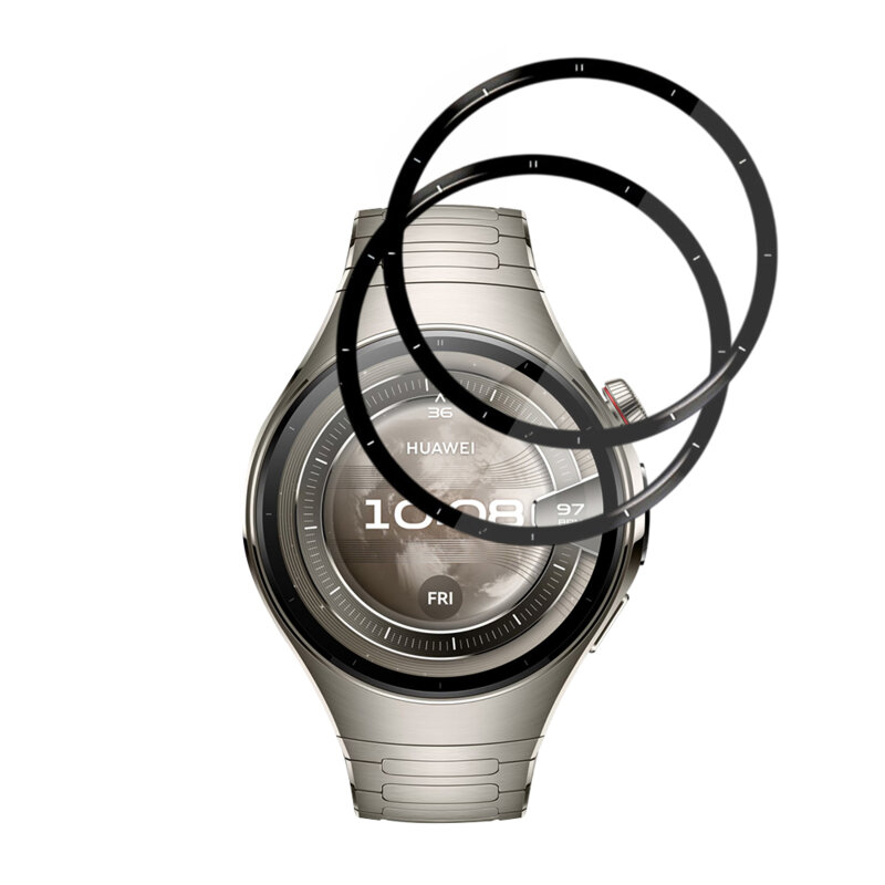 [Pachet 2x] Folie Huawei Watch 5 46mm Techsuit Nano Flex, negru