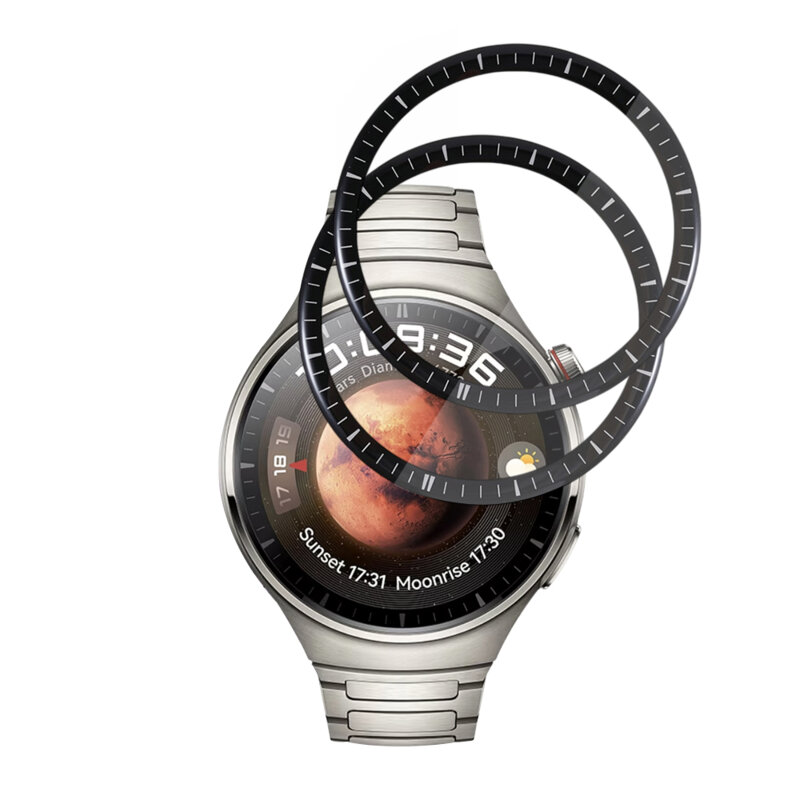 [Pachet 2x] Folie Huawei Watch 4 Pro Techsuit Nano Flex, negru