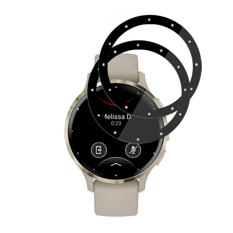 [Pachet 2x] Folie Garmin Venu 3S Techsuit Nano Flex, negru