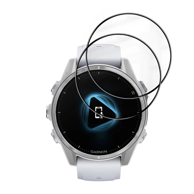 [Pachet 2x] Folie Garmin Fenix 8 43mm Techsuit Nano Flex, negru