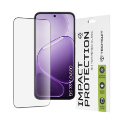 Folie sticla Oppo A6x 5G Techsuit 111D Full Glue Full Cover, negru