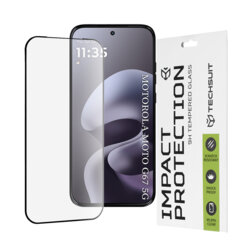 Folie sticla Motorola Moto G77 Techsuit 111D Full Glue Full Cover, negru