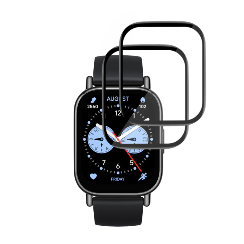 [Pachet 2x] Folie Xiaomi Redmi Watch 5 Lite Techsuit Nano Flex, negru