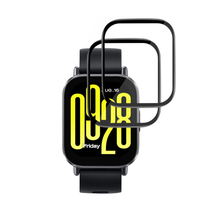 [Pachet 2x] Folie Xiaomi Redmi Watch 5 Active Techsuit Nano Flex, negru