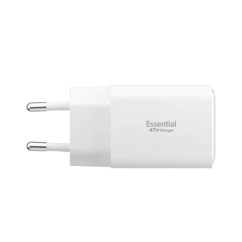 Incarcator USB, 2x Type-C Fast Charge Spigen, 47W, alb, EE473EU