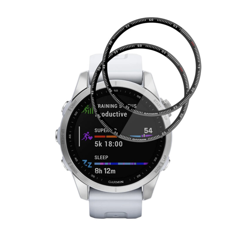 [Pachet 2x] Folie Garmin Fenix 7S Techsuit Nano Flex, negru