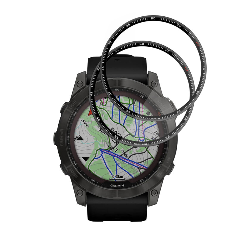[Pachet 2x] Folie Garmin Fenix 7X Techsuit Nano Flex, negru