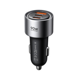Incarcator auto compact 2x Type-C, USB, 90W, Mcdodo Cool Series, CC-3110