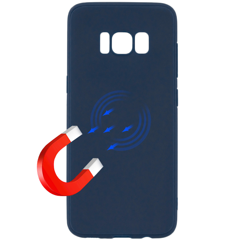 Husa Samsung Galaxy S8 Soft Magnet TPU - Albastru