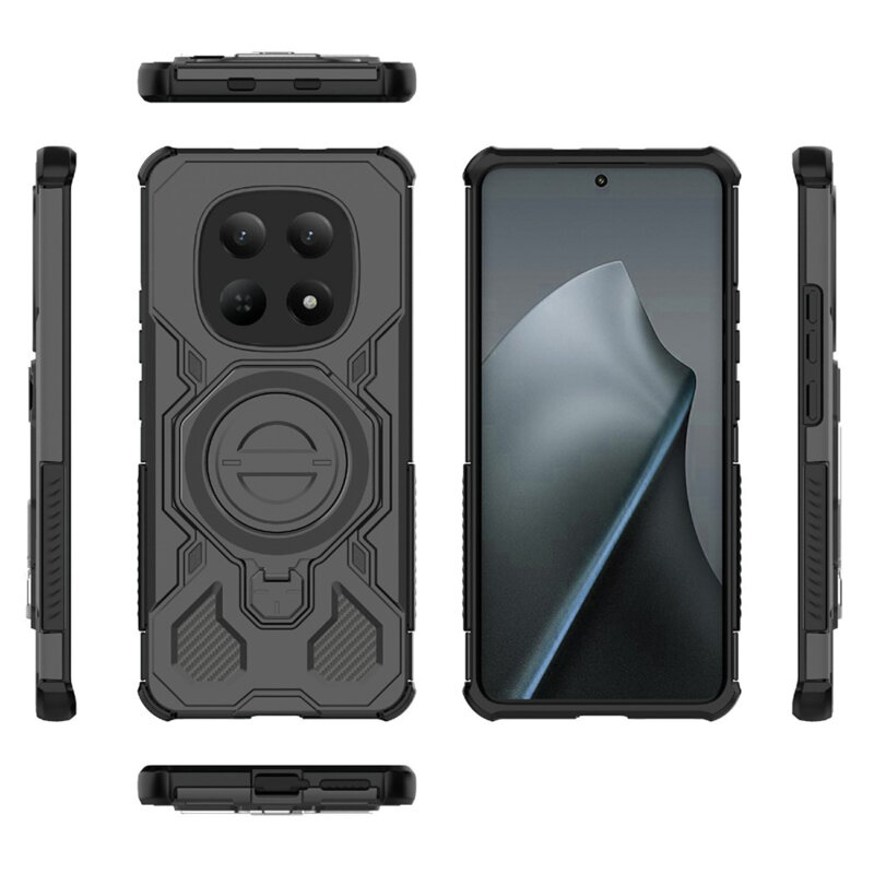 Husa Xiaomi Poco M8 5G Techsuit Carbon Shield PRO, alb
