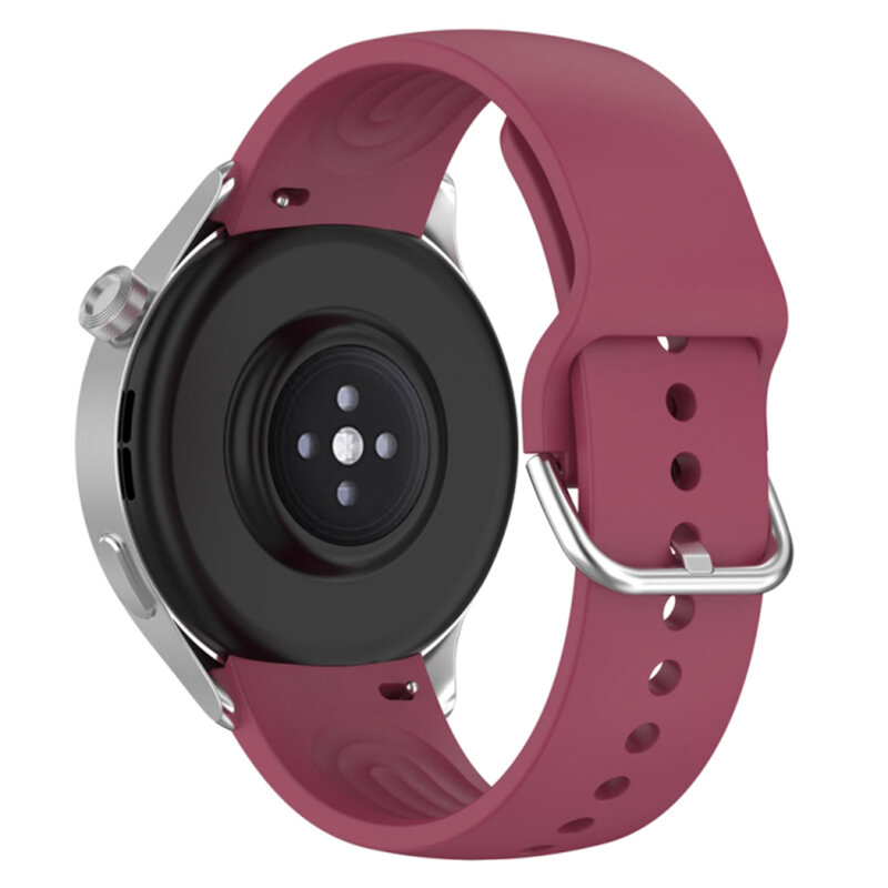 Curea Amazfit Active 3 Premium Techsuit, bordo, W003