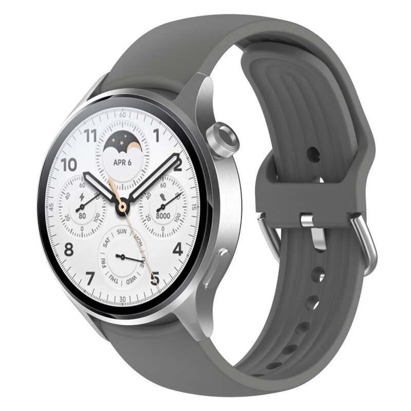 Curea Huawei Watch GT 5 Pro 46mm Techsuit, gri, W003