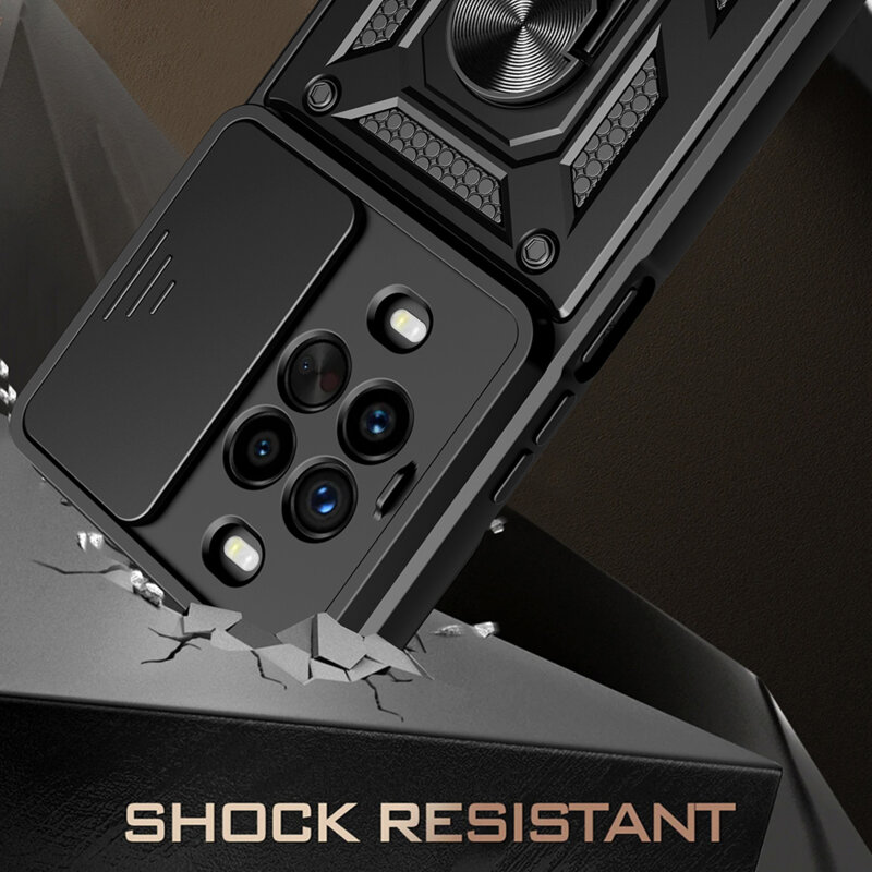 Husa Huawei nova 14 Pro protectie camera Techsuit CamShield Series, albastru