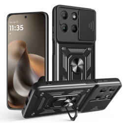 Husa Motorola Moto G77 protectie camera Techsuit CamShield Series, negru