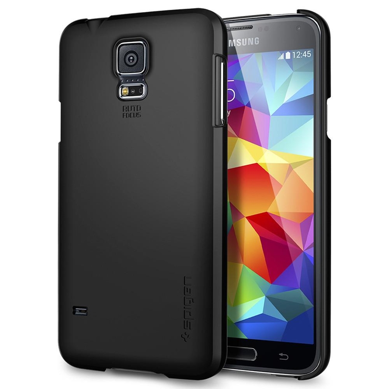 Bumper Spigen Samsung Galaxy S5 Ultra Fit - Smooth Black