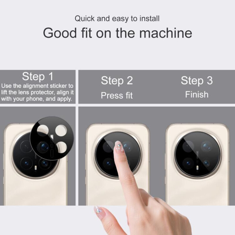 Folie camera Honor Magic8 Pro Techsuit Full Glass, negru