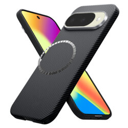 Husa Google Pixel 10 Techsuit Aramid Fiber MagSafe, negru
