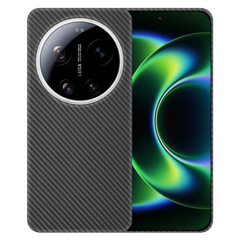 Husa Xiaomi 17 Ultra Techsuit Aramid Fiber MagSafe, negru