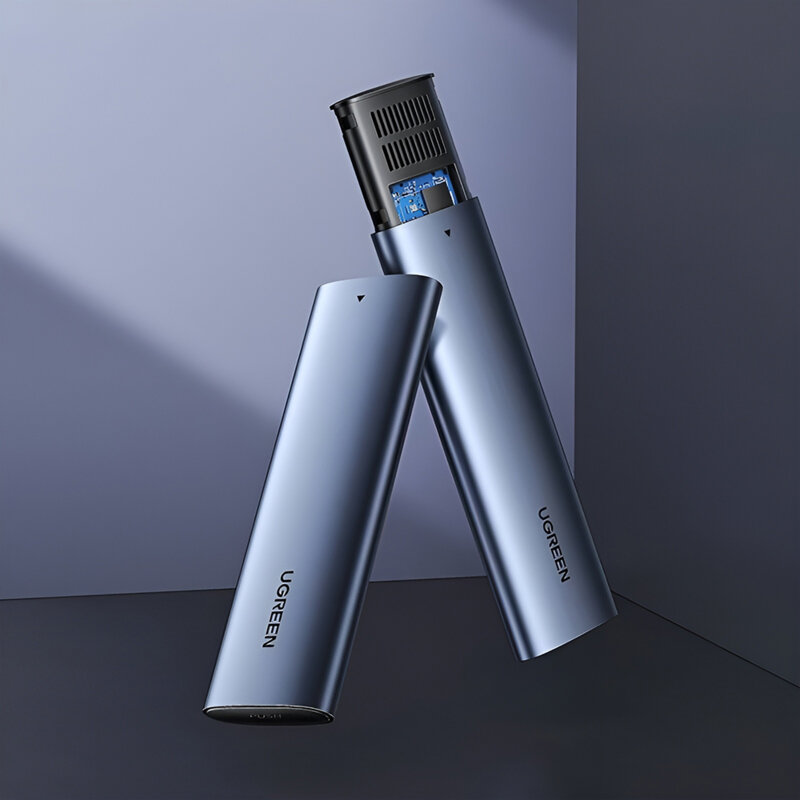 Carcasa SSD M.2 NVMe, PCIe Ugreen, 2TB, 10Gbps, gri, 10902