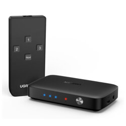 Switch HDMI 3in 1out Ugreen, negru, 4K@60Hz, 80125