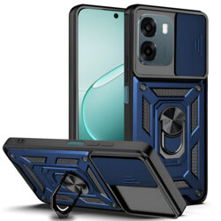 Husa Oppo A6 4G protectie camera Techsuit CamShield Series, albastru