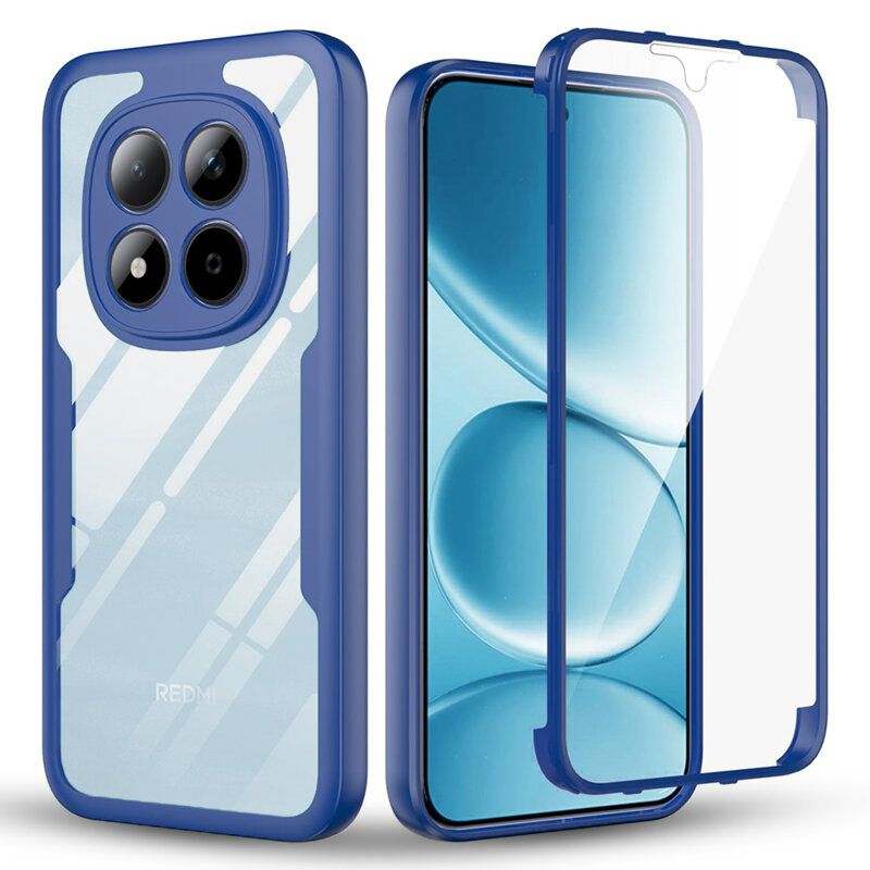 Husa 360° Xiaomi Redmi Note 15 Pro 4G Techsuit ColorVerse, albastru