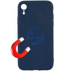 Husa iPhone XR Soft Magnet TPU - Albastru