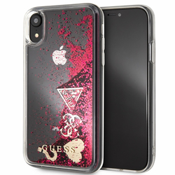Bumper iPhone XR Guess Liquid Glitter- Red GUHCI61GLHFLRA