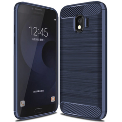 Husa Samsung Galaxy J4 2018 TPU Carbon Albastru