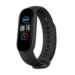 [Pachet husa + curea] Xiaomi Mi Band 5 Techsuit, negru, W013