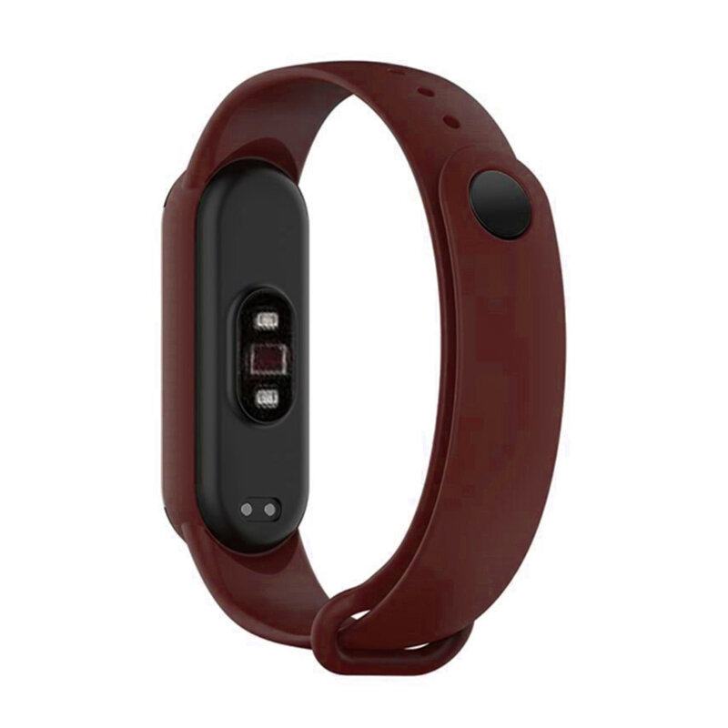 [Pachet husa + curea] Xiaomi Mi Band 5 Techsuit, rosu inchis, W013
