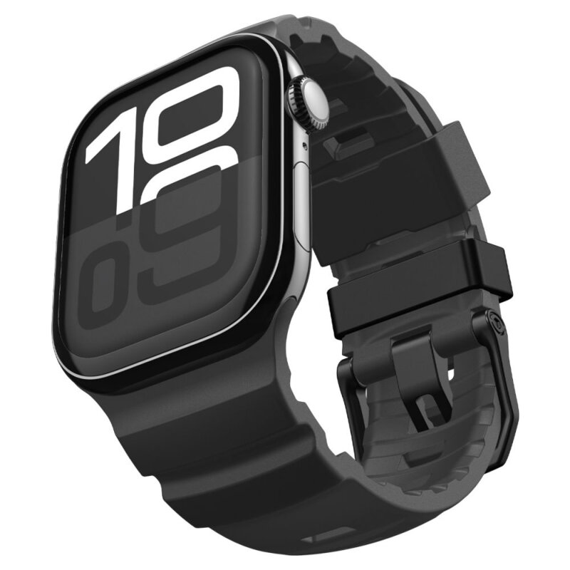 Curea Apple Watch 11 46mm Spigen WBS2, negru