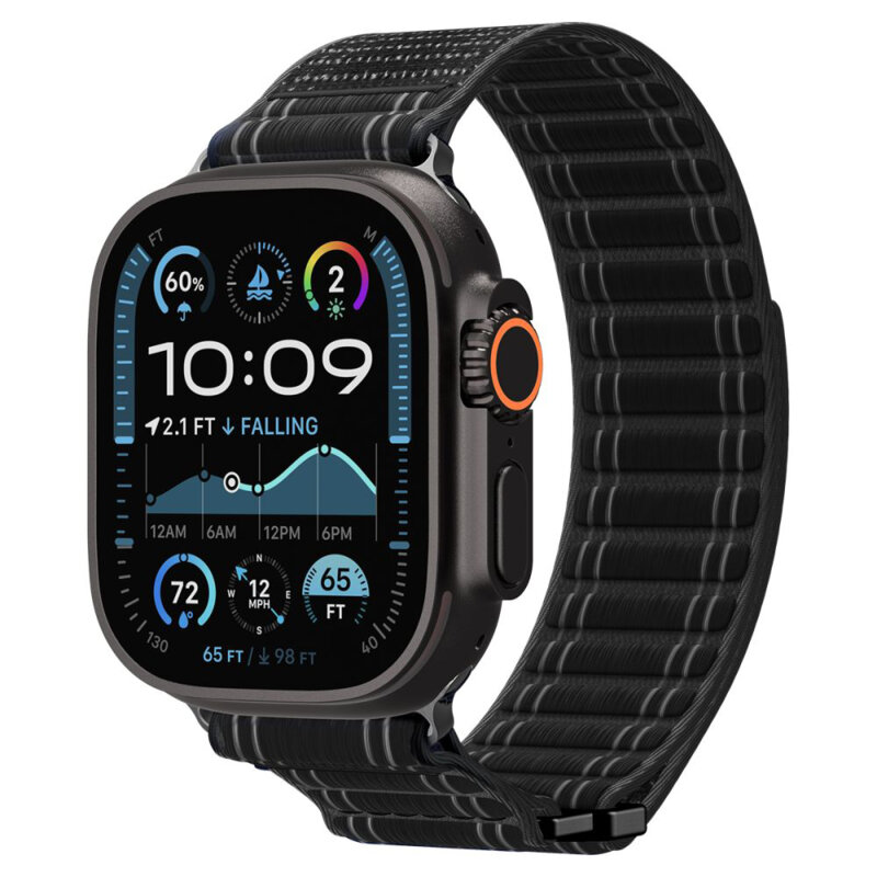 Curea Apple Watch 11 46mm Spigen WBF0, negru