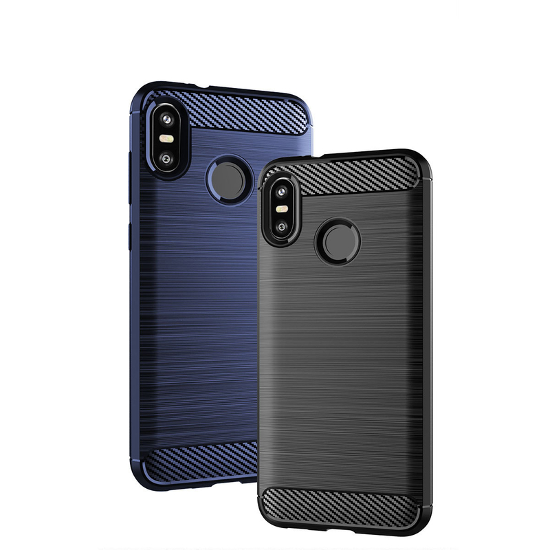 Husa HTC U12 Life TPU Carbon Negru