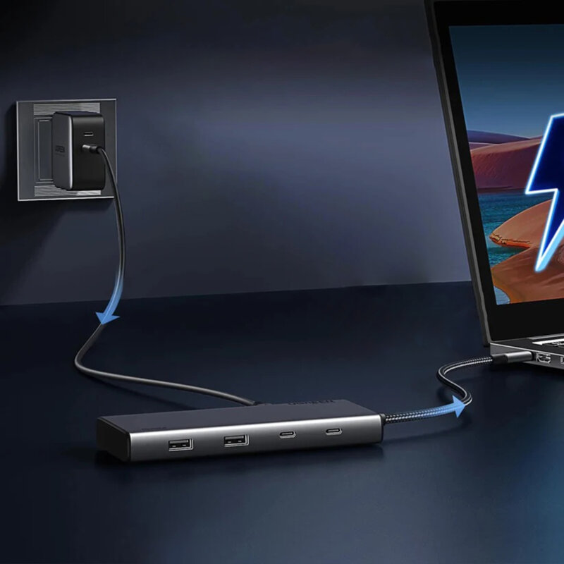 HUB 8in1 Type-C la USB, HDMI, Type-C, DisplayPort Ugreen, 35625