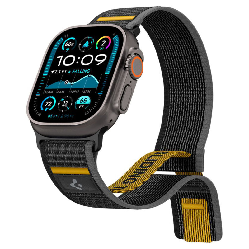 Curea Apple Watch 11 46mm Spigen Athlex Air, negru