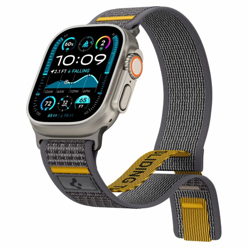 Curea Apple Watch 11 46mm Spigen Athlex Air, gri