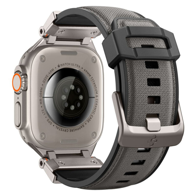 Curea Apple Watch 11 46mm Spigen DuraPro Armor, gri