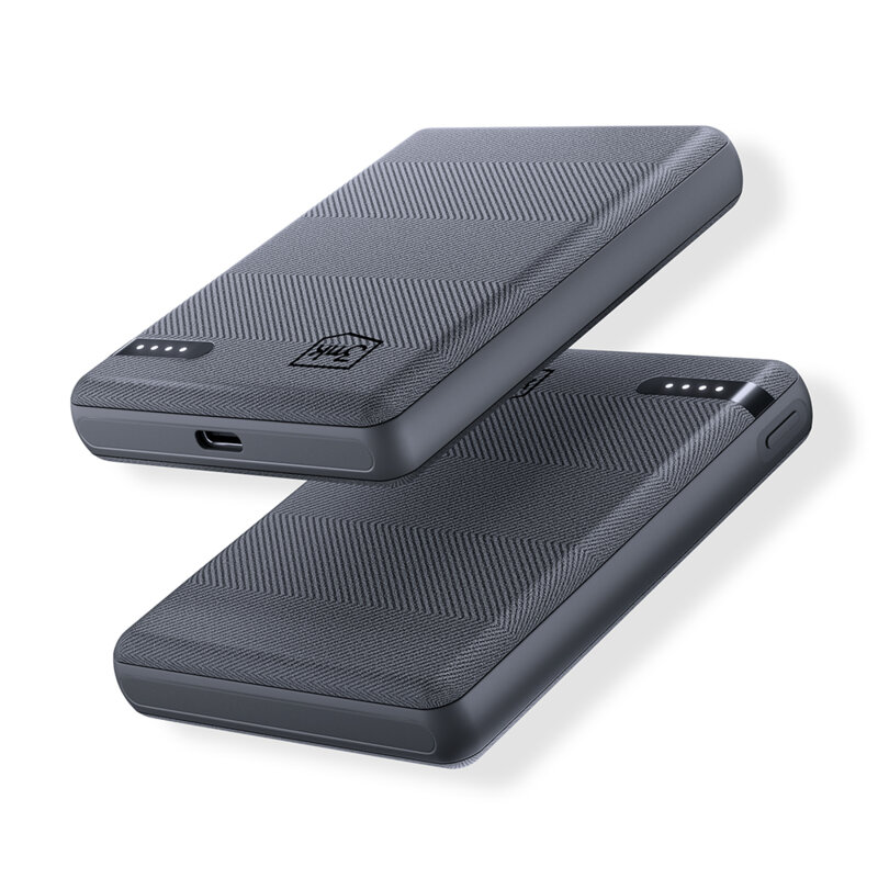Power bank USB-C 5000mAh 12W, 2.4A MAX, 3mk, negru