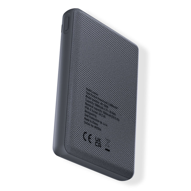 Power bank USB-C 5000mAh 12W, 2.4A MAX, 3mk, negru