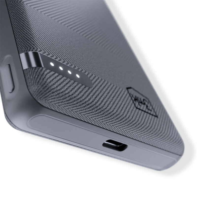 Power bank USB-C 5000mAh 12W, 2.4A MAX, 3mk, negru