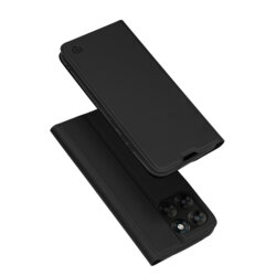 Husa Motorola Moto G77 Techsuit Magskin Book, negru