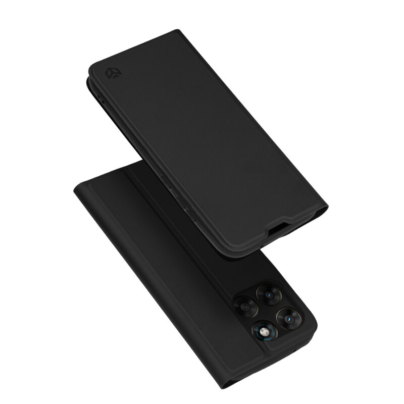 Husa Motorola Moto G77 Techsuit Magskin Book, negru